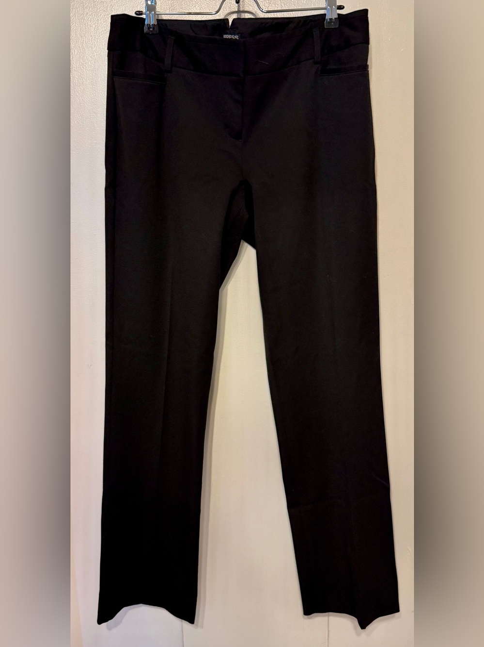 Express Black Columnist Straight Leg Dress Pants Size 10R